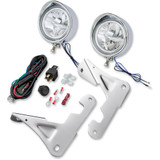 Show Chrome 3 1/2" Driving Light Kit 99-20 Flht - Chrome 91-315L Show Chrome 3 1/2" Driving Light Kit 99-20 Flht - Chrome 91-315L