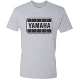 Yamaha Apparel Yamaha Retro T-Shirt - Gray/Black - Large Np21S-M1966-L