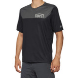 100% Airmatic Short-Sleeve Jersey - Black/Charcoal - Large 40014-00002 100% Airmatic Short-Sleeve Jersey - Black/Charcoal - Large 40014-00002