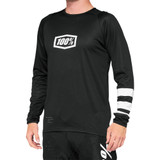 100% R-Core Long-Sleeve Jersey - Black/White - Small 40005-00010