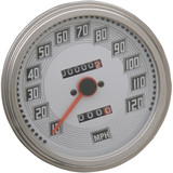 Drag Specialties Fl-Style 2240:60 Speedometer - Billet-Look Face Drag Specialties Fl-Style 2240:60 Speedometer - Billet-Look Face