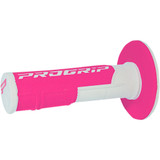 801 Hybrid Duo-Density Cross Grips - White/Fluorescent Pink Pa080100Bifx 801 Hybrid Duo-Density Cross Grips - White/Fluorescent Pink Pa080100Bifx