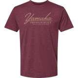 Yamaha Apparel Yamaha Racing Premium Built T-Shirt - Maroon - Small Lem25S-M39-S