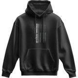 Moose Offroad Stars And Stripes Forever Hoodie - Black - Small 3050-6954