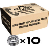 Factory Links Wheel Bearings - Double Seal - 6904 2Rs - 20X37X9 - 10 Pack Wbe-J-009 Factory Links Wheel Bearings - Double Seal - 6904 2Rs - 20X37X9 - 10 Pack Wbe-J-009