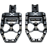 Burly Brand Mx Evolution Passenger Pegs - Black - Softail B13-1017B