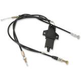 Parts Unlimited Black Vinyl Throttle Cable - Bombardier