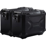 Sw-Motech Trax Adv Aluminum Case System - Black - Triumph Tiger/Tiger Explorer 1200 '12-'21 Kft.11.483.70101/B Sw-Motech Trax Adv Aluminum Case System - Black - Triumph Tiger/Tiger Explorer 1200 '12-'21 Kft.11.483.70101/B