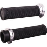 Odi Ruffian Lock-On Street Grips - Tbw - Black/Silver V30Htwb-S Odi Ruffian Lock-On Street Grips - Tbw - Black/Silver V30Htwb-S