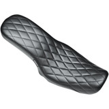 Le Pera Cobra Full-Length Seat - Diamond - Black - Fxd '06-'17 Lk-071Dm Le Pera Cobra Full-Length Seat - Diamond - Black - Fxd '06-'17 Lk-071Dm