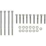Drag Specialties Bolt Kit - Primary Cover - Knurled - Chrome - Softail/Dyna Drag Specialties Bolt Kit - Primary Cover - Knurled - Chrome - Softail/Dyna