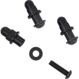 Memphis Shades Msc1014 Ms Batwing Windshield Set Blk