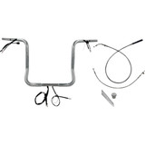 Fat Baggers Inc. 939016 H-Bar Ez Install Wired 1.25" Round Top Chr 16" Flhx, Se