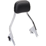 Cobra Detachable Backrest - Chrome - Short - Flh/Flt 602-2212 Cobra Detachable Backrest - Chrome - Short - Flh/Flt 602-2212