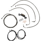La Choppers Complete Plug-And-Play Cable Kit - 12" - 14" Handlebars - '17-'19 Touring - Stainless La-8055Kt3-13 La Choppers Complete Plug-And-Play Cable Kit - 12" - 14" Handlebars - '17-'19 Touring - Stainless La-8055Kt3-13
