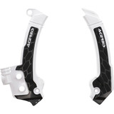 Acerbis X-Grip Frame Guards - White/Black - Husqvarna 2979601035 Acerbis X-Grip Frame Guards - White/Black - Husqvarna 2979601035