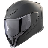 Icon Helmet Aflt Dark Rub Bk 3X