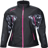 Arctiva Jacket Wmn Pivot 7 Bk/Gy/Pk Camo Md