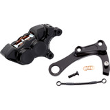 Arlen Ness 02-329 Caliper Rear 4 Pist0N All Black M8 Softail