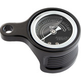 Arlen Ness Oil Pressure Gauge Kit - Method - Black Anodized 610-101 Arlen Ness Oil Pressure Gauge Kit - Method - Black Anodized 610-101
