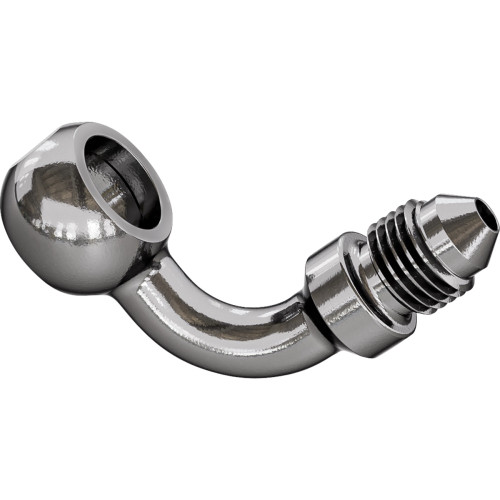 Banjo Adaptor - 3/8" / M10 Bolt - 90 - Stainless Steel P599-03C