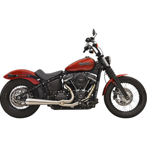 Bassani Xhaust 1S72Sse Exhaust 2:1 Road Rage 49 State Stainless Steel M8 Softail