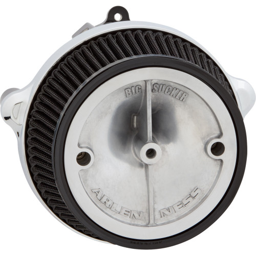 Big Sucker Stage 1 Air Cleaner Kit Without Cover - Chrome 600-300 Big Sucker Stage 1 Air Cleaner Kit Without Cover - Chrome 600-300