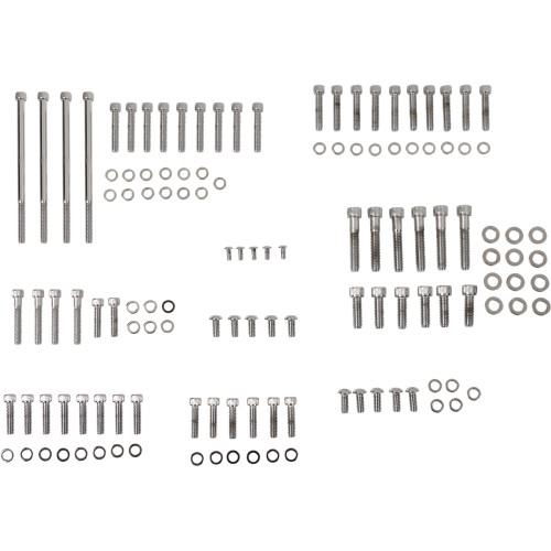 Drag Specialties Bolt Kit - Motor - Knurled - Touring