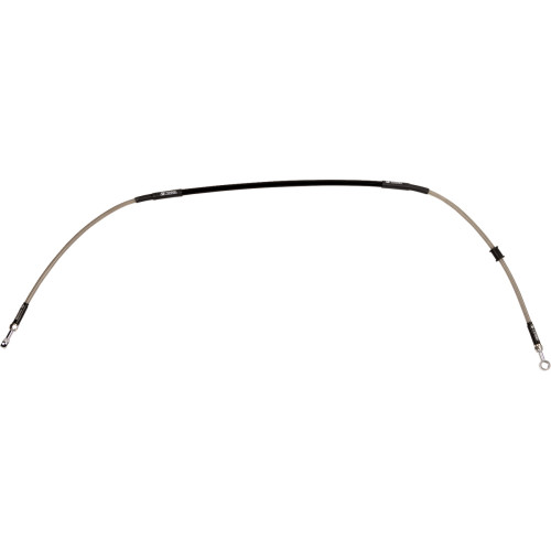 Moose Offroad Y01-1-076/P Stainless Steel Braided Brake Line