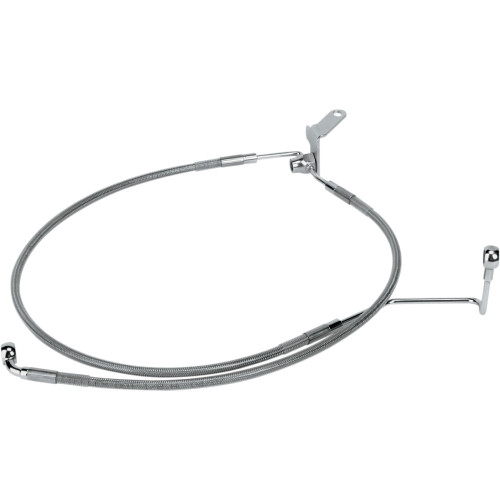 Drag Specialties Brake Line - Rear - +3" - Softail