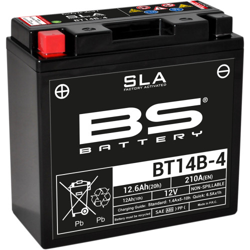 Bs Battery Battery - Bt14B-4 (Yt) 300644 Bs Battery Battery - Bt14B-4 (Yt) 300644
