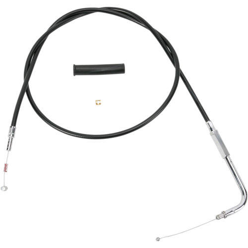 Drag Specialties Black Vinyl Idle Cable - 56"