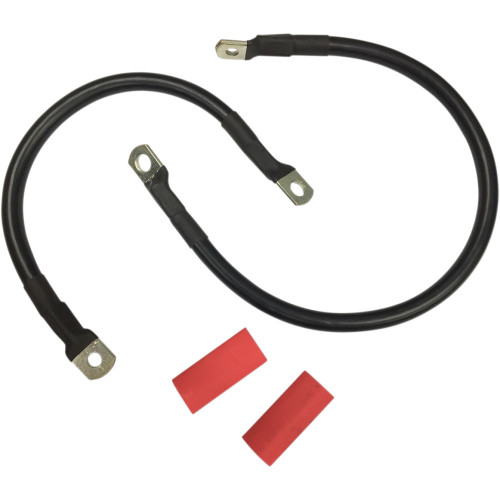 Drag Specialties Black Battery Cable Set - '86-'03 Xl Drag Specialties Black Battery Cable Set - '86-'03 Xl