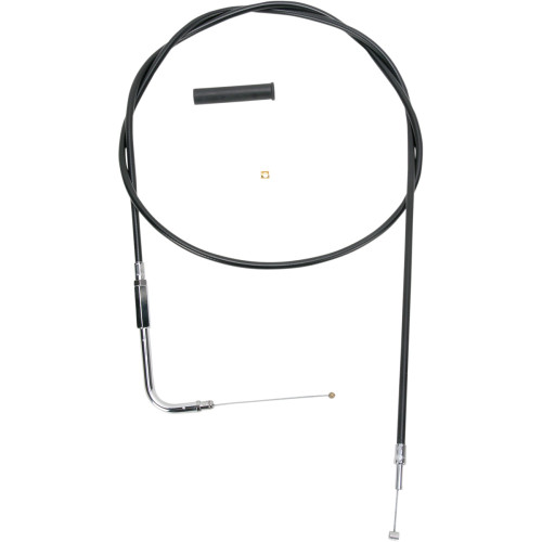 Drag Specialties Black Vinyl Throttle Cable - 52" Drag Specialties Black Vinyl Throttle Cable - 52"