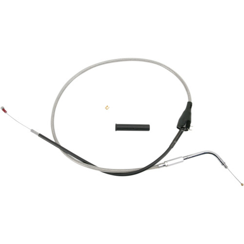 Drag Specialties Stainless Braided Idle Cable - Cruise - 44"