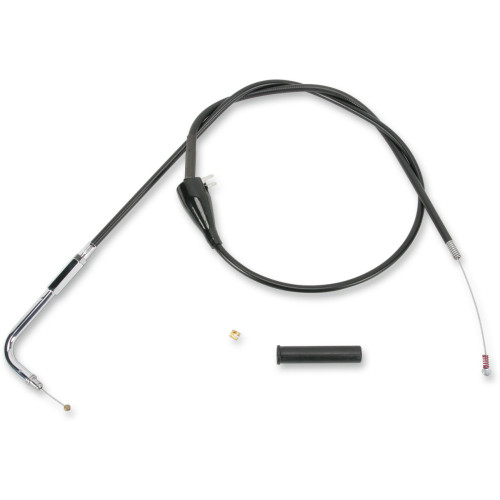 Drag Specialties Black Vinyl Idle Cable - 34-3/4"