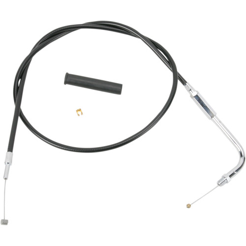 Drag Specialties Black Vinyl Throttle Cable - 32-1/2" Drag Specialties Black Vinyl Throttle Cable - 32-1/2"
