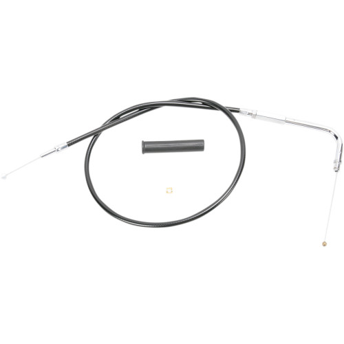Drag Specialties Black Vinyl Throttle Cable - 37" Drag Specialties Black Vinyl Throttle Cable - 37"