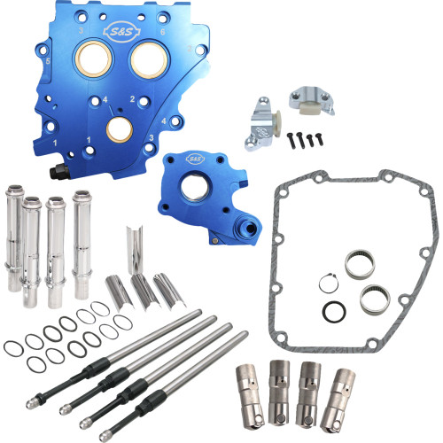Cam Chest Kit Without Cams - Chain Drive - Chrome Pushrods - Twin Cam 310-1273 Cam Chest Kit Without Cams - Chain Drive - Chrome Pushrods - Twin Cam 310-1273