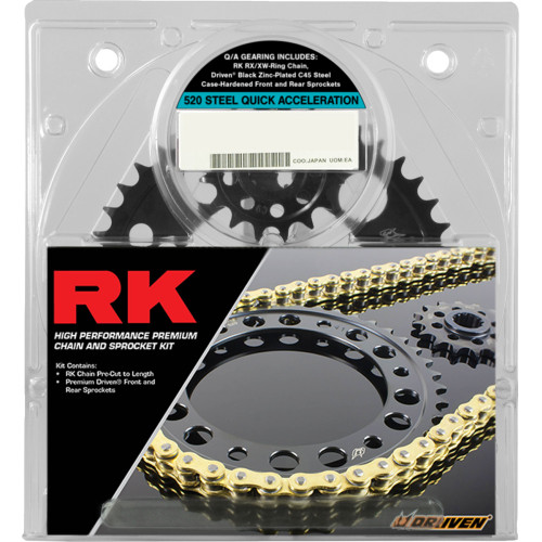 Chain And Sprocket Kit - Quick Acceleration - Gold - Honda Cbr 1000 Rr '06-'07 1102-069Pgx