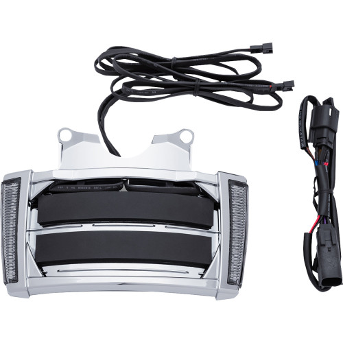 Ciro License Plate Frame - Chrome - Smoke 40301