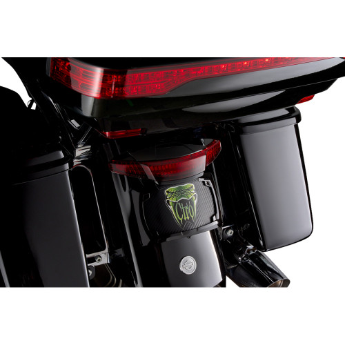 Ciro Taillight/License Plate Mount - Red Lens - Black 40474 Ciro Taillight/License Plate Mount - Red Lens - Black 40474