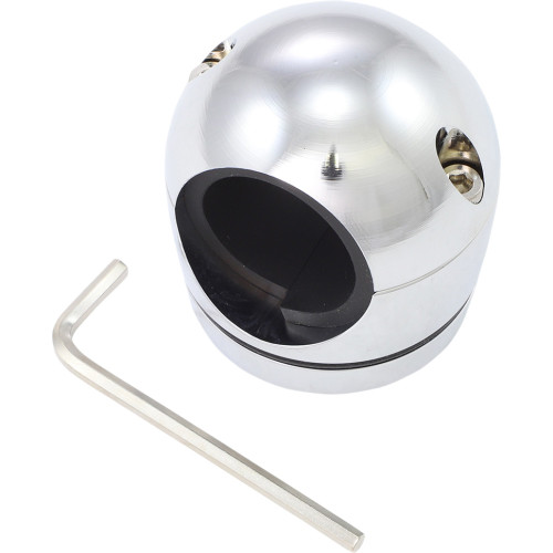 Drag Specialties Clock Chr 1.25" Bar