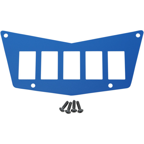 Moose Utility Dash Plate - 5 Switch - Blue 100-4382-Pu Moose Utility Dash Plate - 5 Switch - Blue 100-4382-Pu