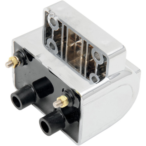 Drag Specialties Dual-Fire Ignition Coil - Harley Davidson - Chrome Drag Specialties Dual-Fire Ignition Coil - Harley Davidson - Chrome