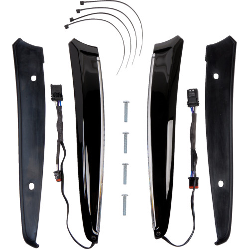 Ciro Led Windshield Trim - Black - Fltr 11051