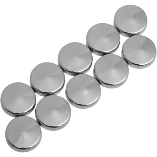 Drag Specialties Bolt Covers - Torx - 1/4" - Chrome - 10 Pack