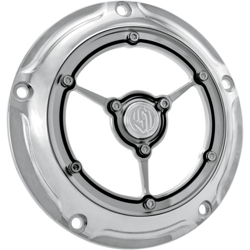 Rsd Clarity Derby Cover - Chrome - Big Twin 0177-2007-Ch