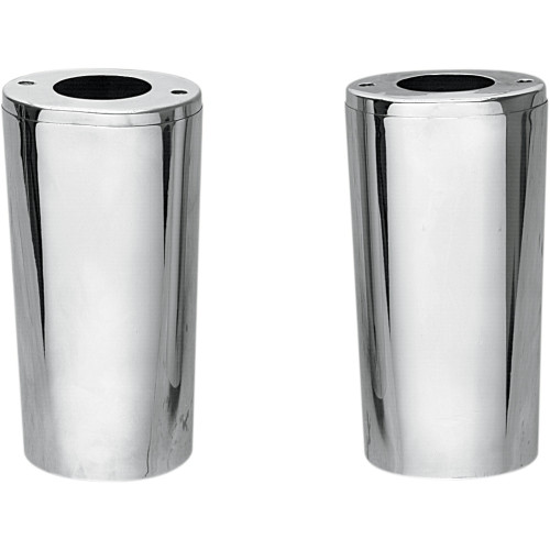 Drag Specialties Fork Slider Covers - Extended +2" (8.5") - Chrome - Smooth Drag Specialties Fork Slider Covers - Extended +2" (8.5") - Chrome - Smooth