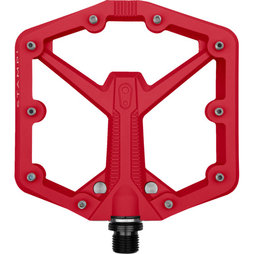 Crankbrothers Stamp 1 Gen 2 Pedal - Red - Large 16811 Crankbrothers Stamp 1 Gen 2 Pedal - Red - Large 16811